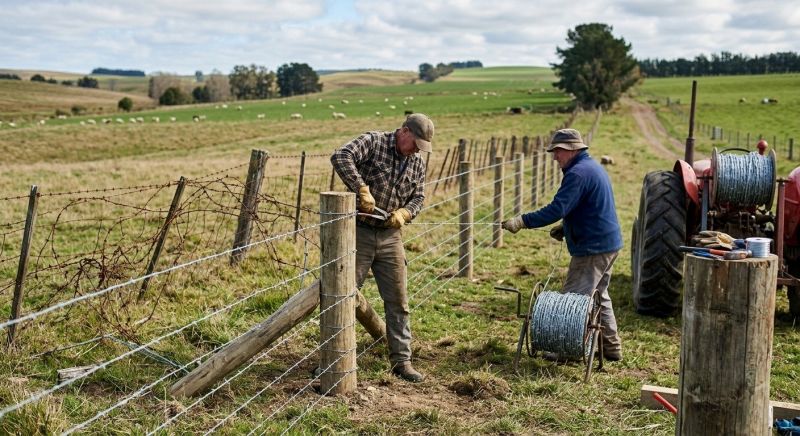 Barbed Wire Fence Installation Service